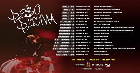 peso pluma 2023 tour dates